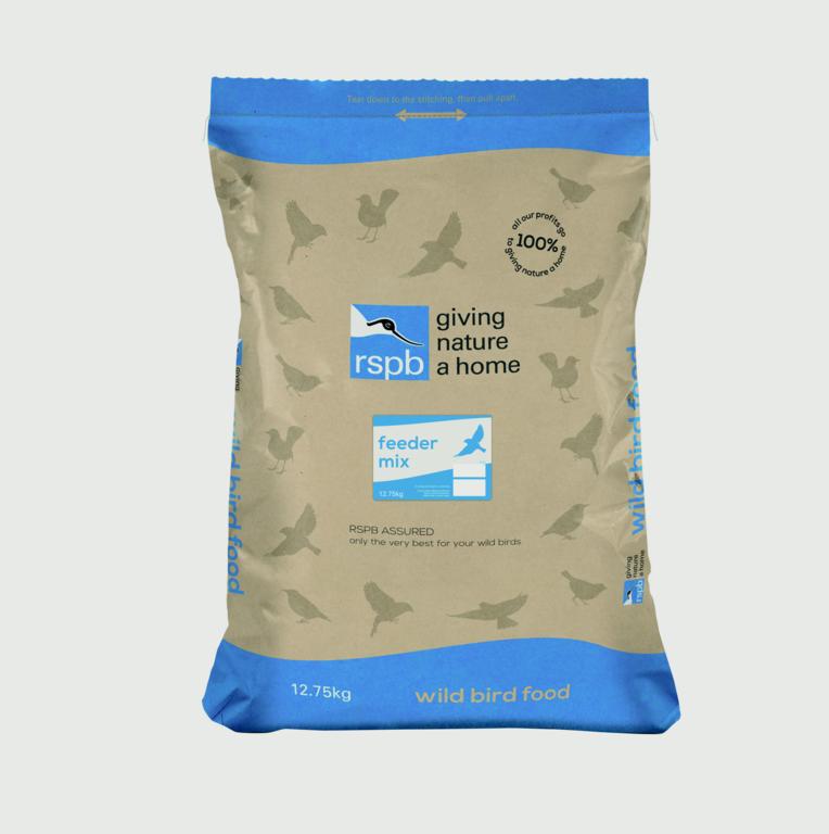 RSPB - Wild Bird Food Feeder Mix - 750 g & 1.5 kg
