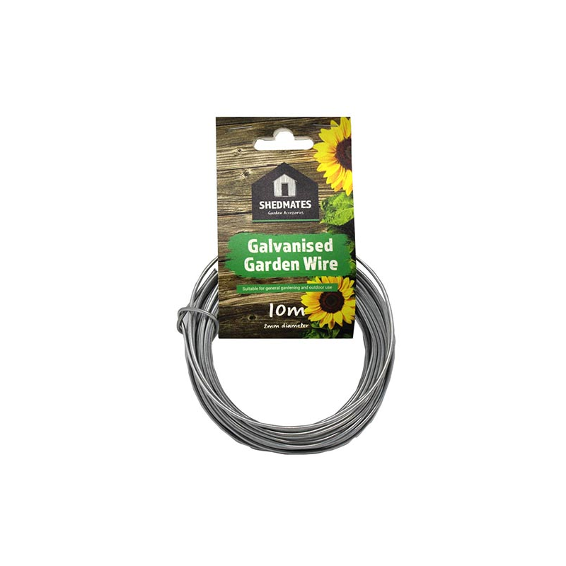 Shedmates Galvanised Garden Wire - 1.2mm x 20m & 1.6mm x 15m & 2mm x 10m