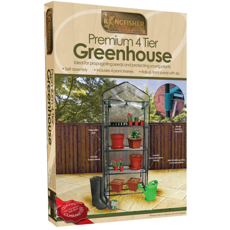 Kingfisher 4 Tier Greenhouse (GHPRO)