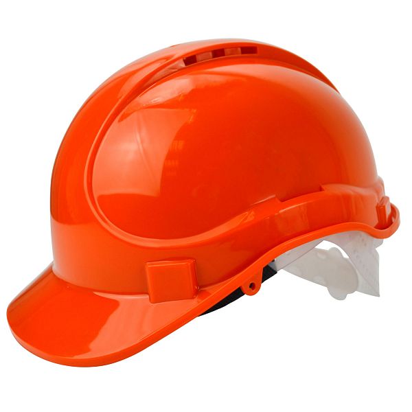 Scan - Standard Industrial Safety Helmet / Hard Hat - Black, Blue, Orange & White