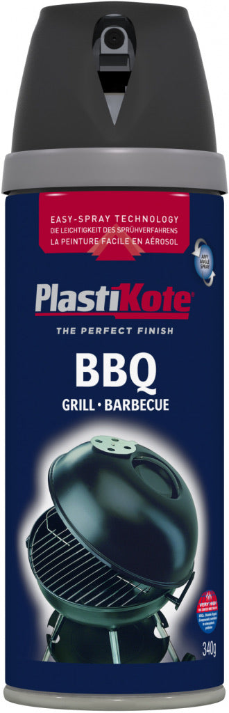 PlastiKote Black BBQ Spray Paint - 400ml