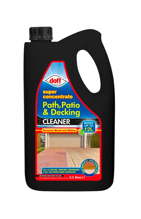 Doff Path, Patio & Decking Cleaner - Super Concentrate - 2.5 Litres - (LOCAL PICKUP/DELIVERY ONLY)