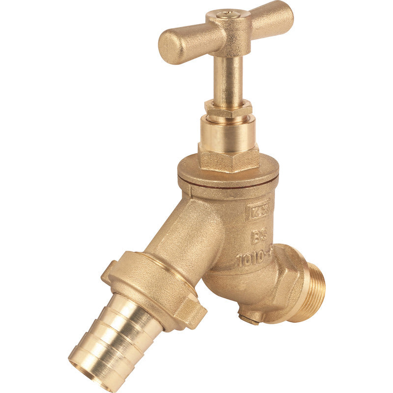 Brass Outside Tap - Hose Union Bib Tap with check valve