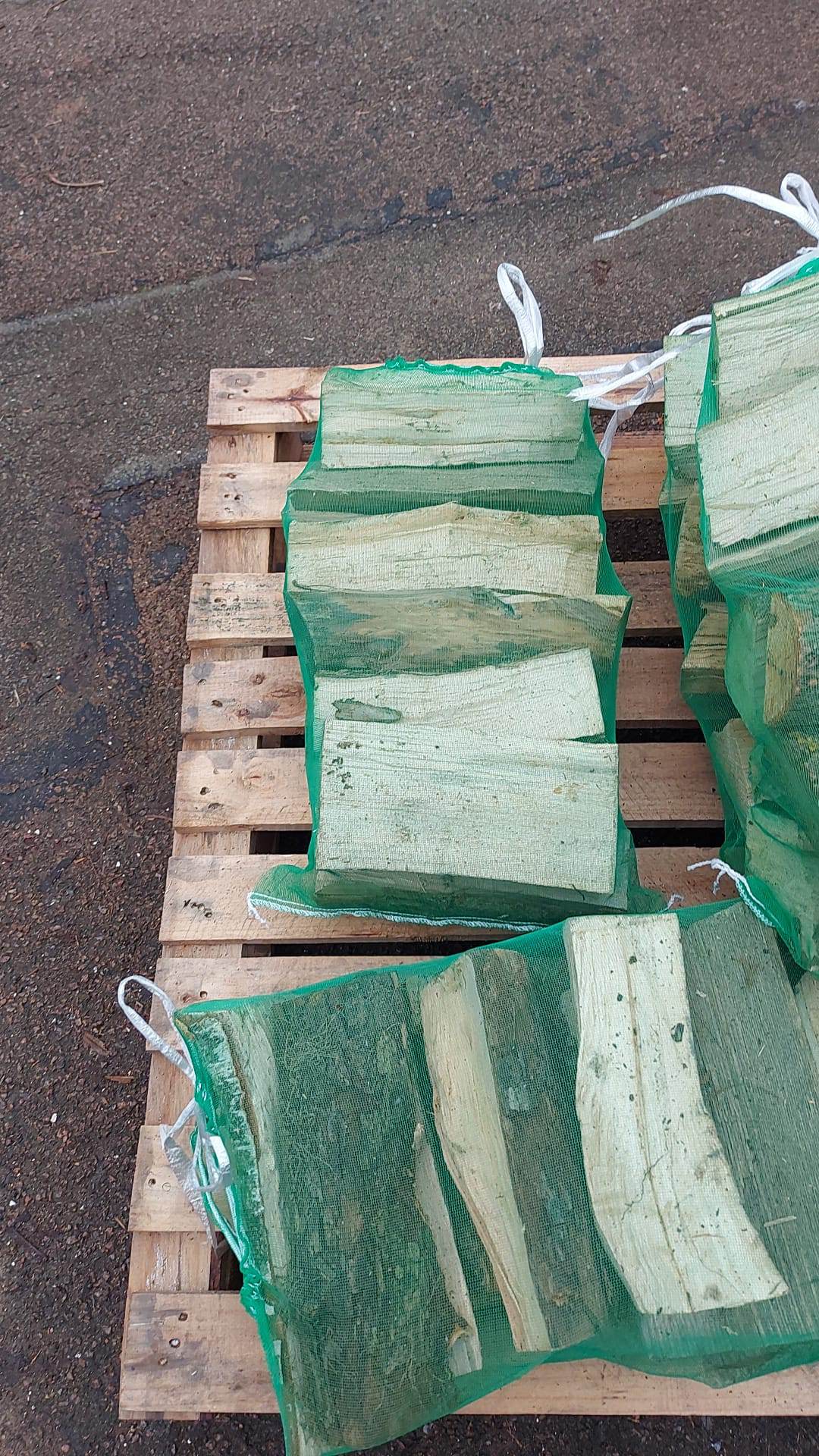 Seasoned Hardwood or Softwood Logs Netted Sacks (LOCAL PICKUP / DELIVERY ONLY)