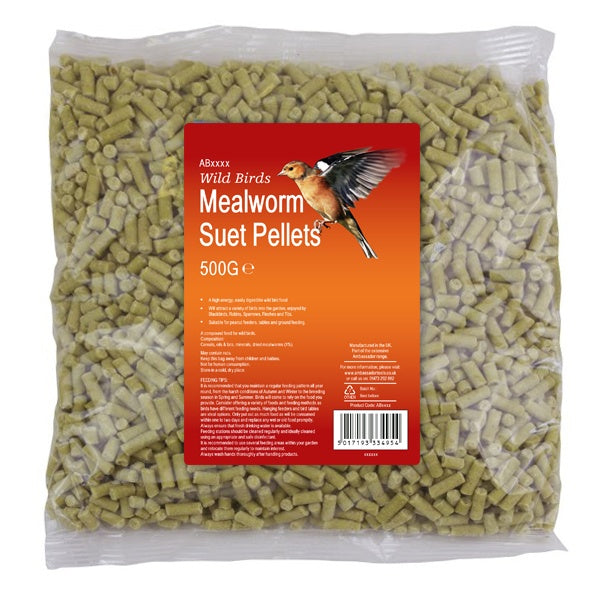 Ambassador Mealworm Suet Pellets - 500g