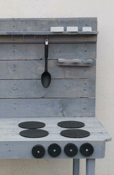 Hand-Crafted Wood Mud Kitchen (LOCAL PICKUP / DELIVERY ONLY)