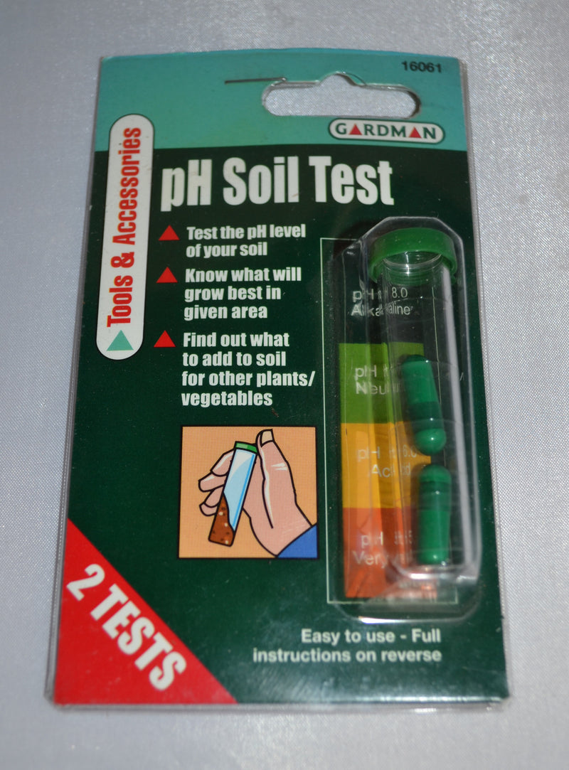 Gardman - pH Soil Test - 2 Tests