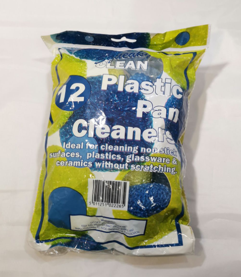 Plastic Pan Cleaners - 12 pack