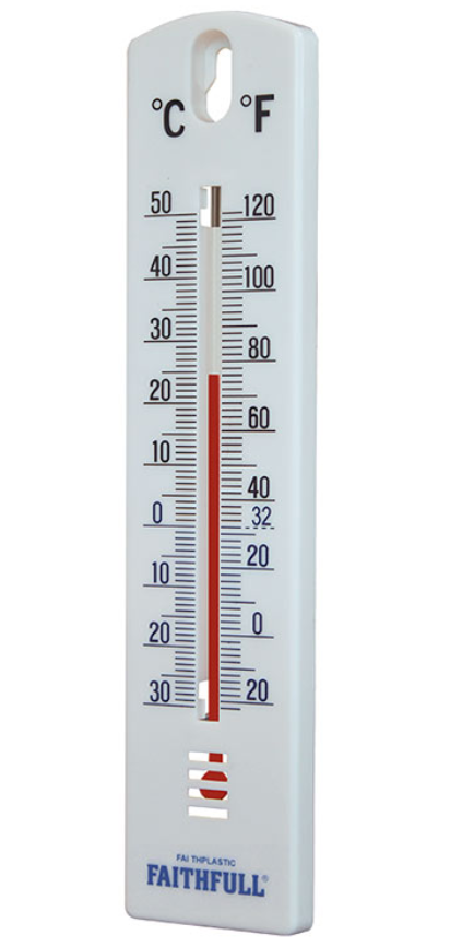 Faithfull Quality Tools - Mercury-Free Plastic Thermometer