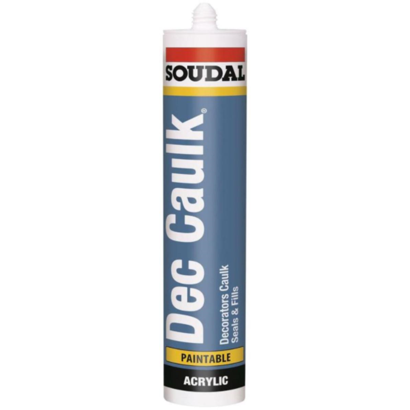 Soudal White Decorators Caulk 300ml