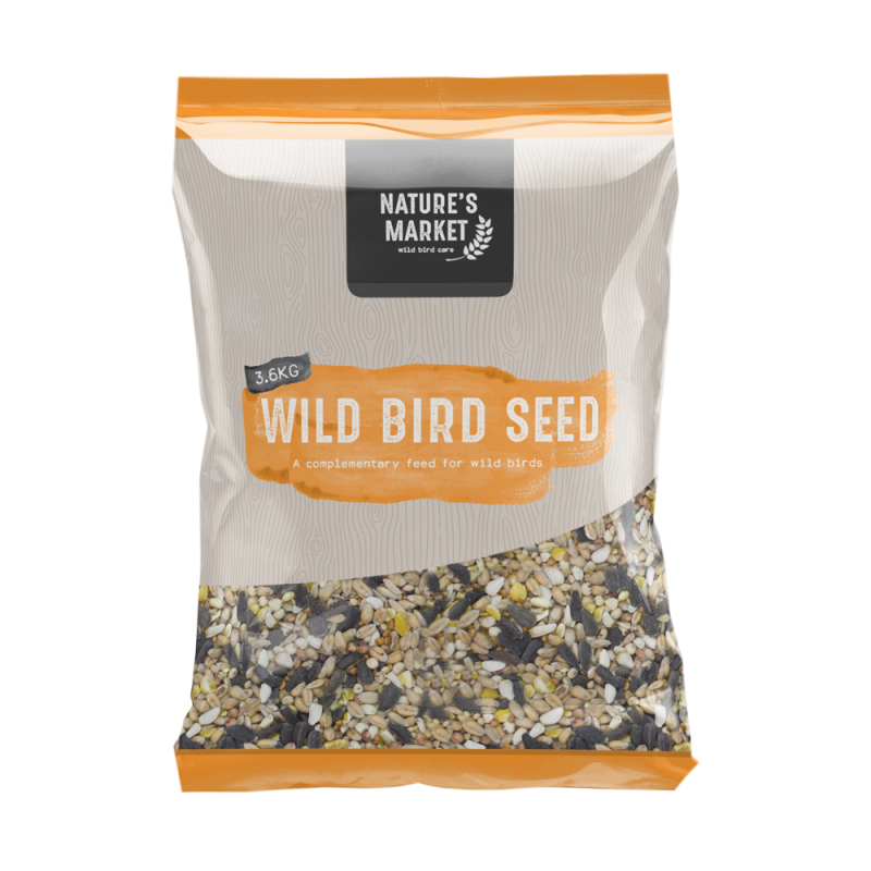 Nature's Market Wild Bird Seed - 1kg, 1.8kg, 3.6kg, 12.75kg & 20kg
