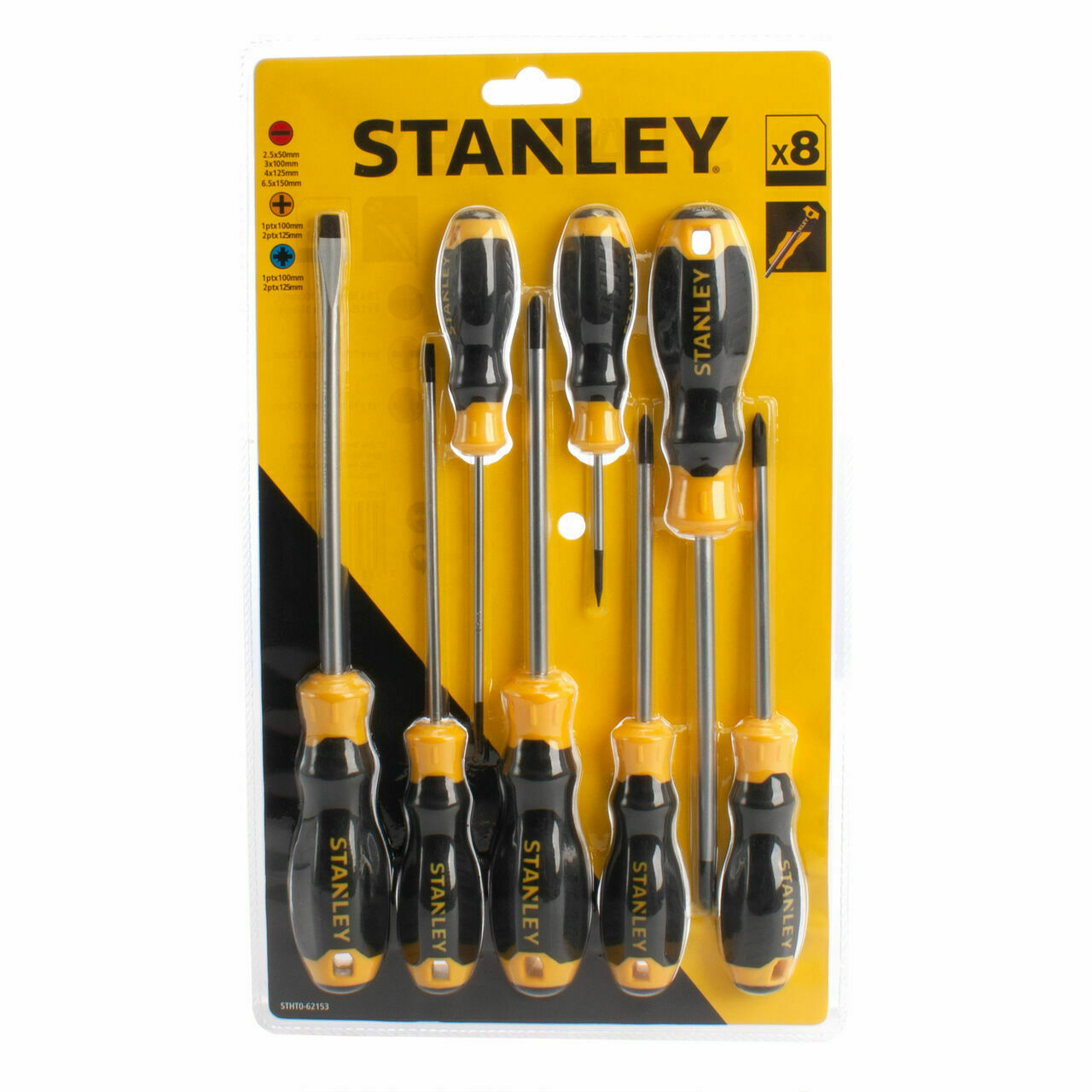 Stanley 8 Piece Screwdriver Set