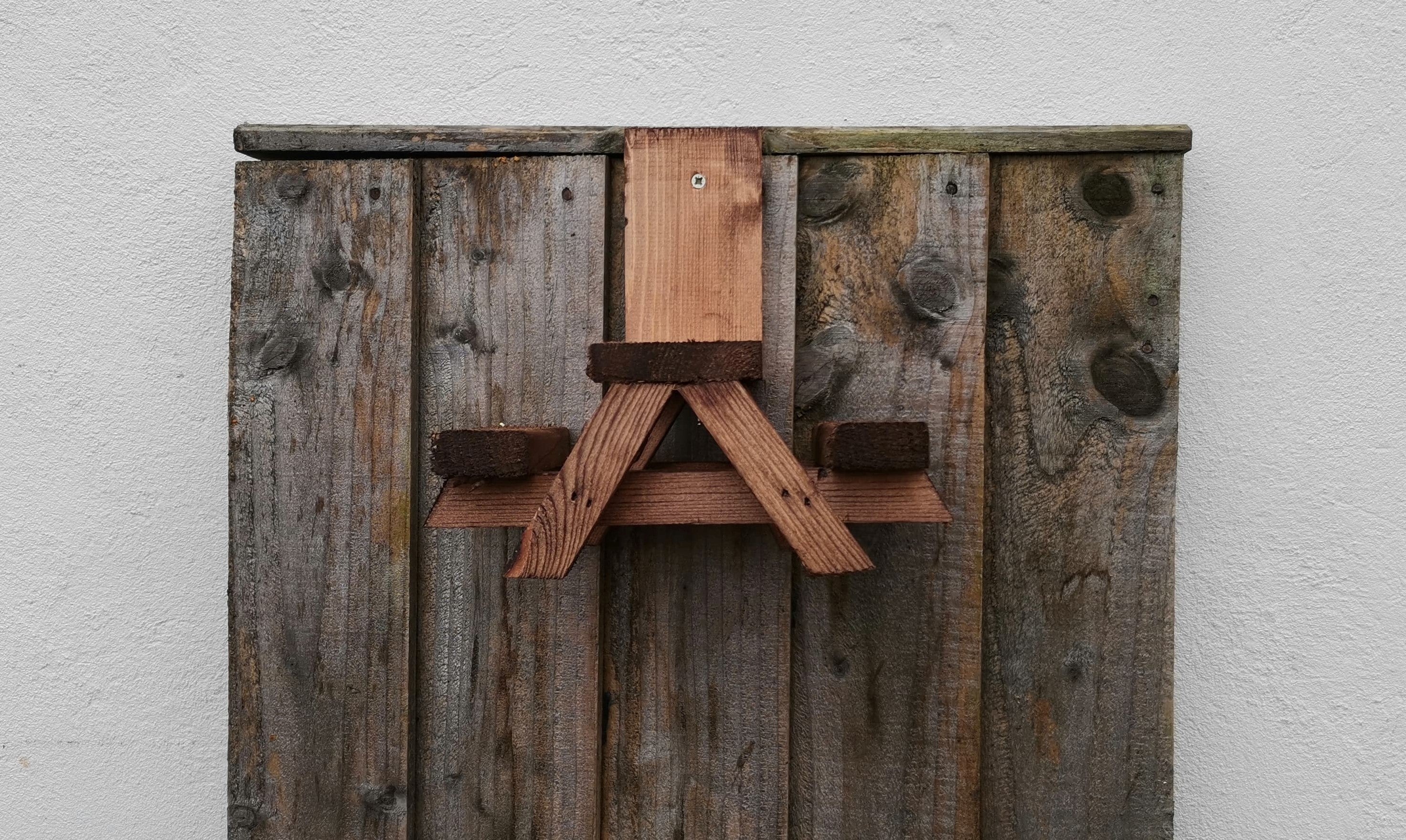 Handmade Squirrel Picnic Table Wild Animal/ Bird Feeder