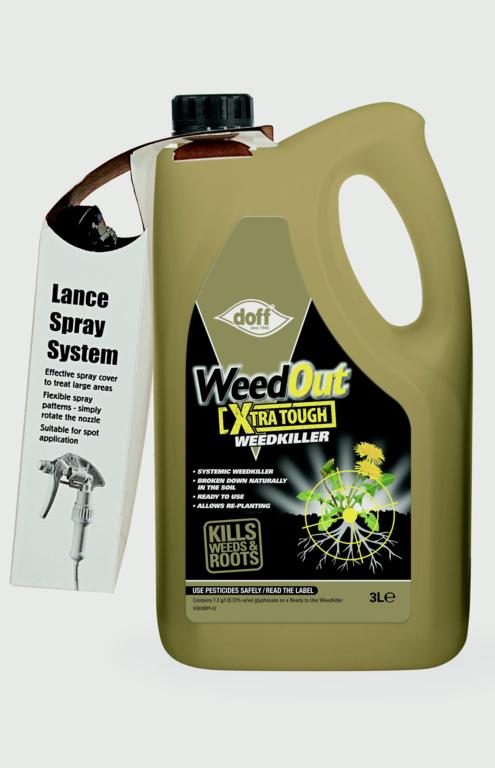 Doff WeedOut Extra Tough Weedkiller 3L Bottle