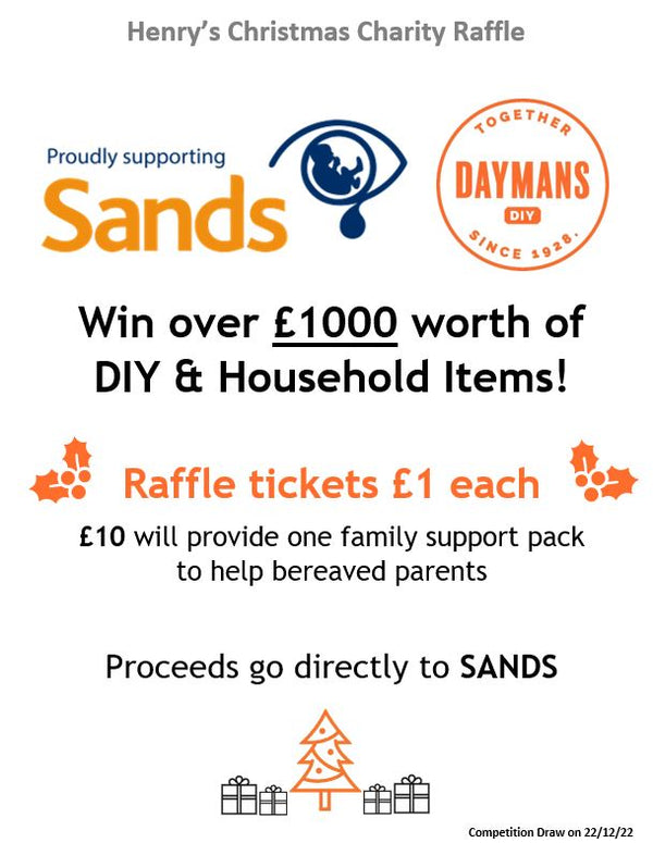 Henry's Christmas 2022 Raffle in Support of SANDS