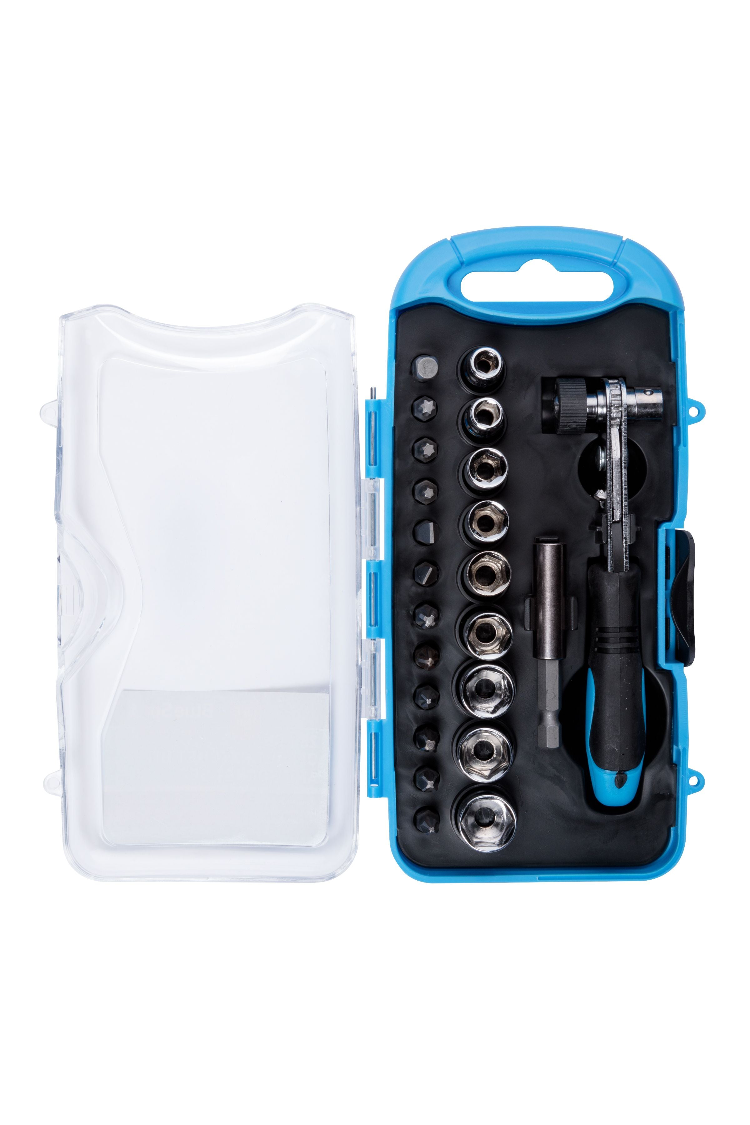 BlueSpot 23 PCE 1/4” Ratchet Bit And Socket Set (12624)