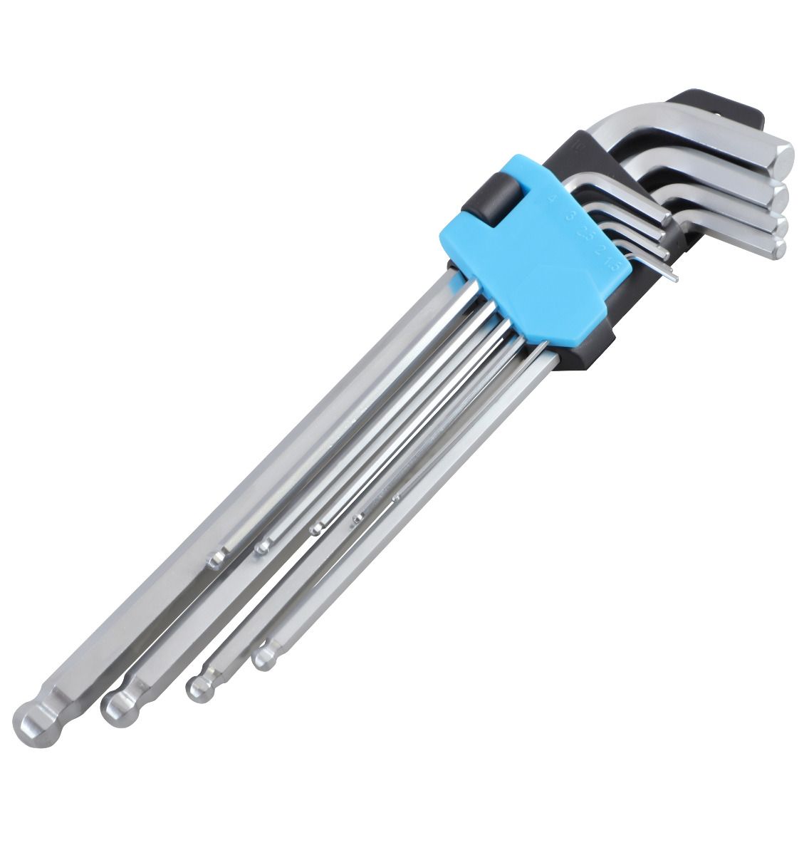 Bluespot 9PCE Extra Long Ball End Hex Key Set (1.5-10mm) (15362)
