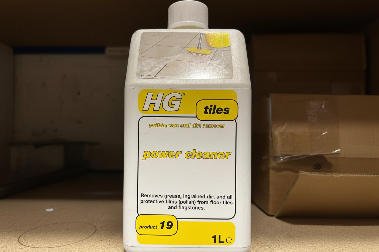 HG Tile Power Cleaner Polish, Wax & Dirt Remover 1L 19
