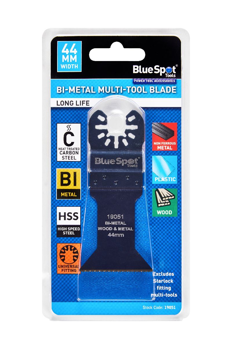 Bluespot 44mm Bi-Metal Multi Tool Blade (19051)