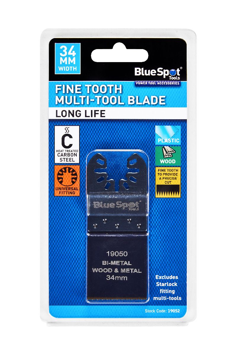 Bluespot 34mm Fine Tooth Multi Tool Blade (19052)