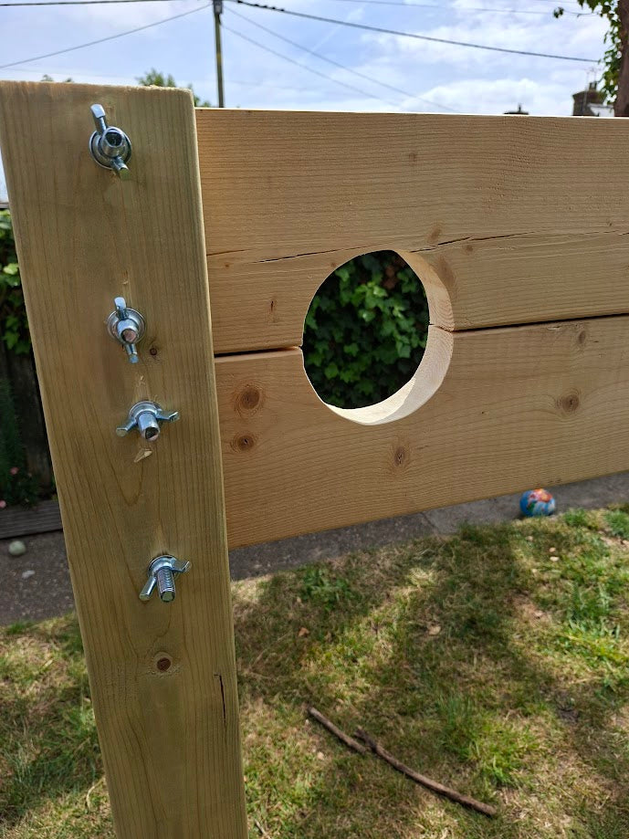 Handmade Wooden Medieval Stocks