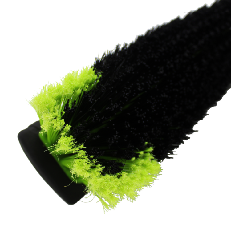 Buffalo 18in Stiff PVC Yard Broom with Scraper Blade & Metal Handle (2387)