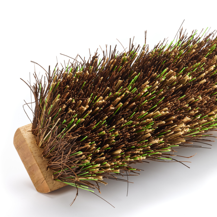 Buffalo 13in Stiff Bassine Mix Scavenger Broom Head With Handle (2398)