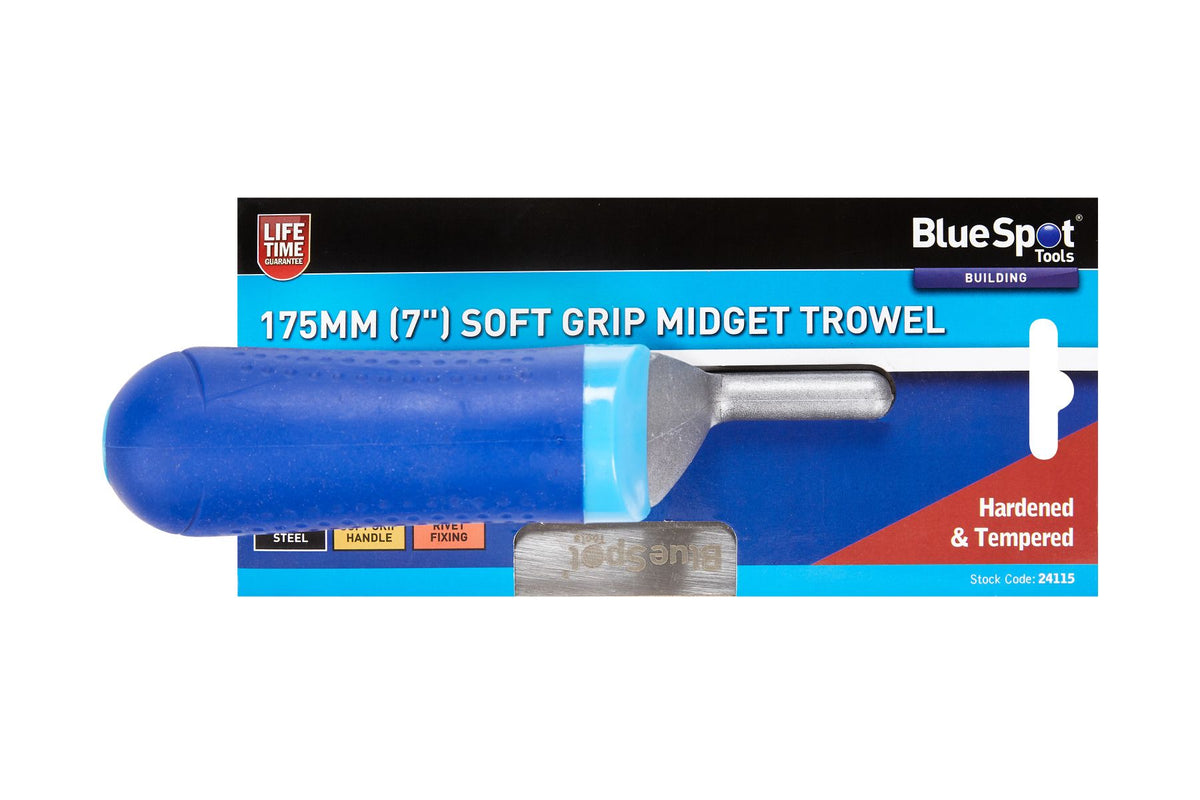 BlueSpot Soft Grip Midget Trowel - 175mm (7in) (24115)