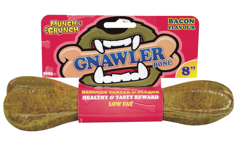 Gnawler Bone Bacon Flavour 200mm (8in)