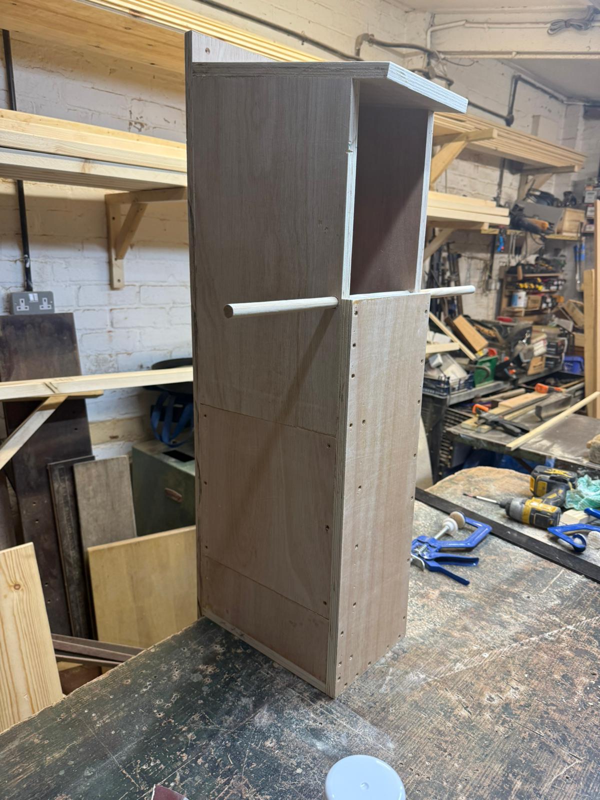 Handmade Wooden Tawny Owl Upright Nesting Box