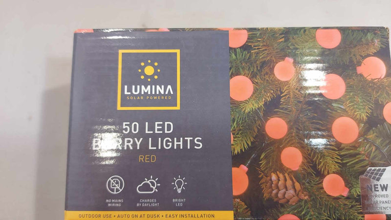 Lumina LED 50 Berry Lights - Red