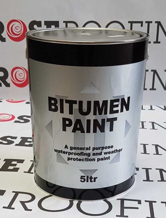 Rose Black Bitumen Paint 5 litre