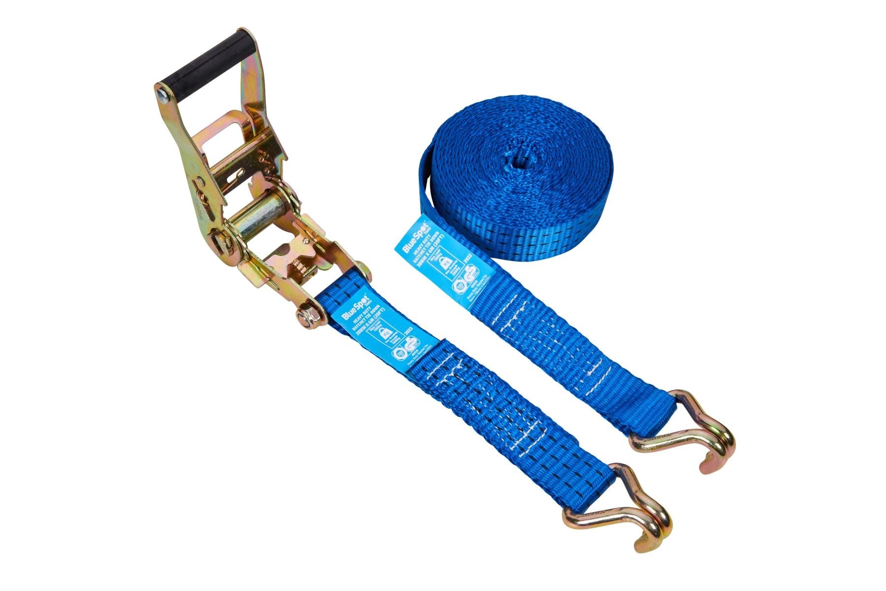 Bluespot Heavy Duty Ratchet Tie Down (38mm x 6m) (45410)