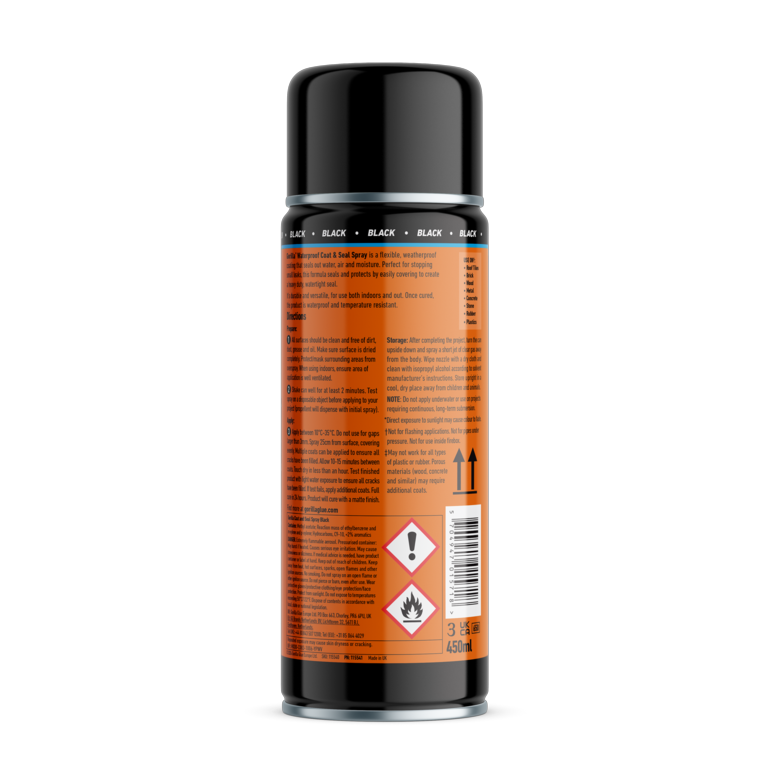 Gorilla® Waterproof Coat & Seal Spray Black 450ml