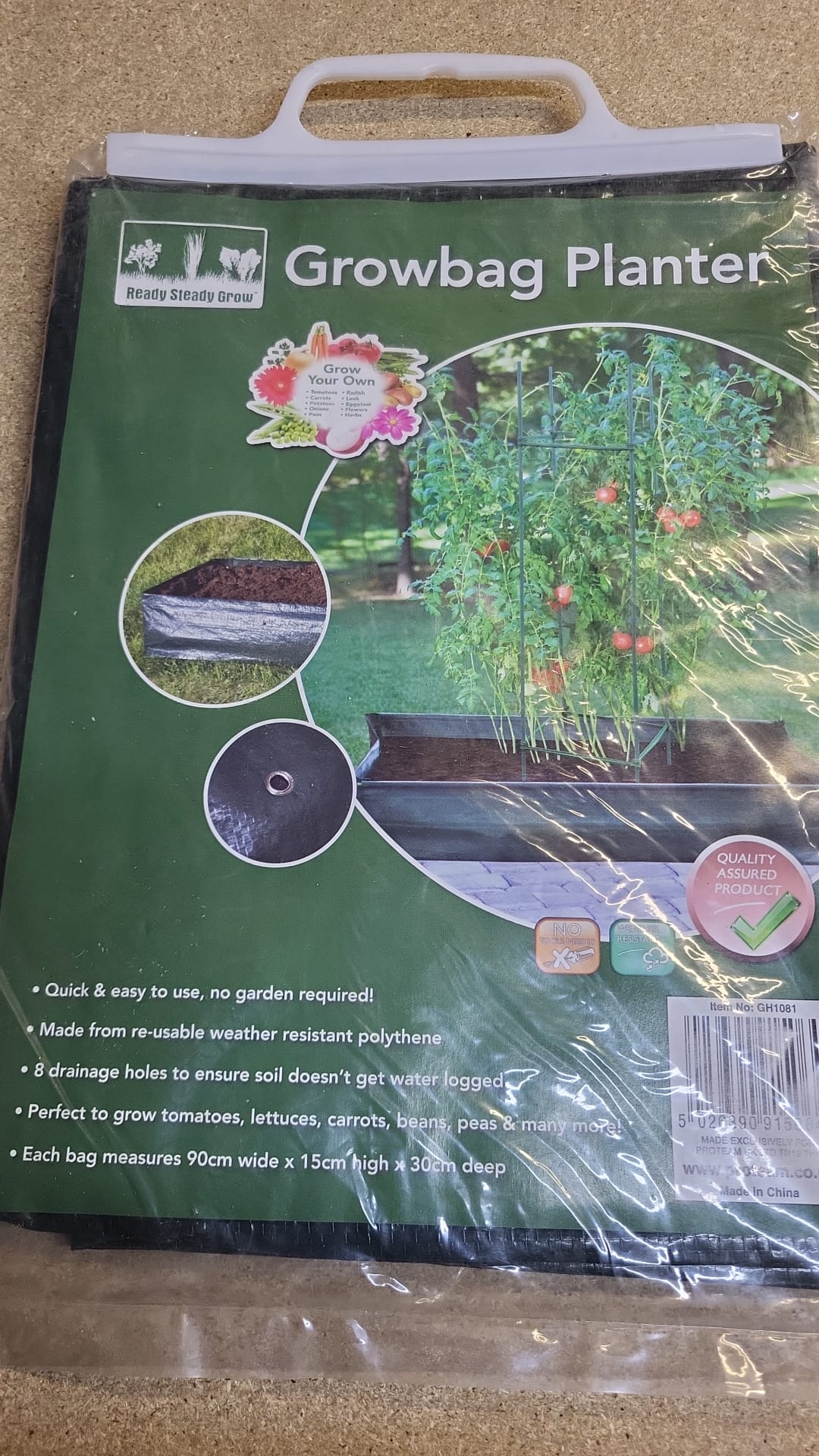 Proteam Growbag Planter 90cm x 15cm x 30cm (GH1081)