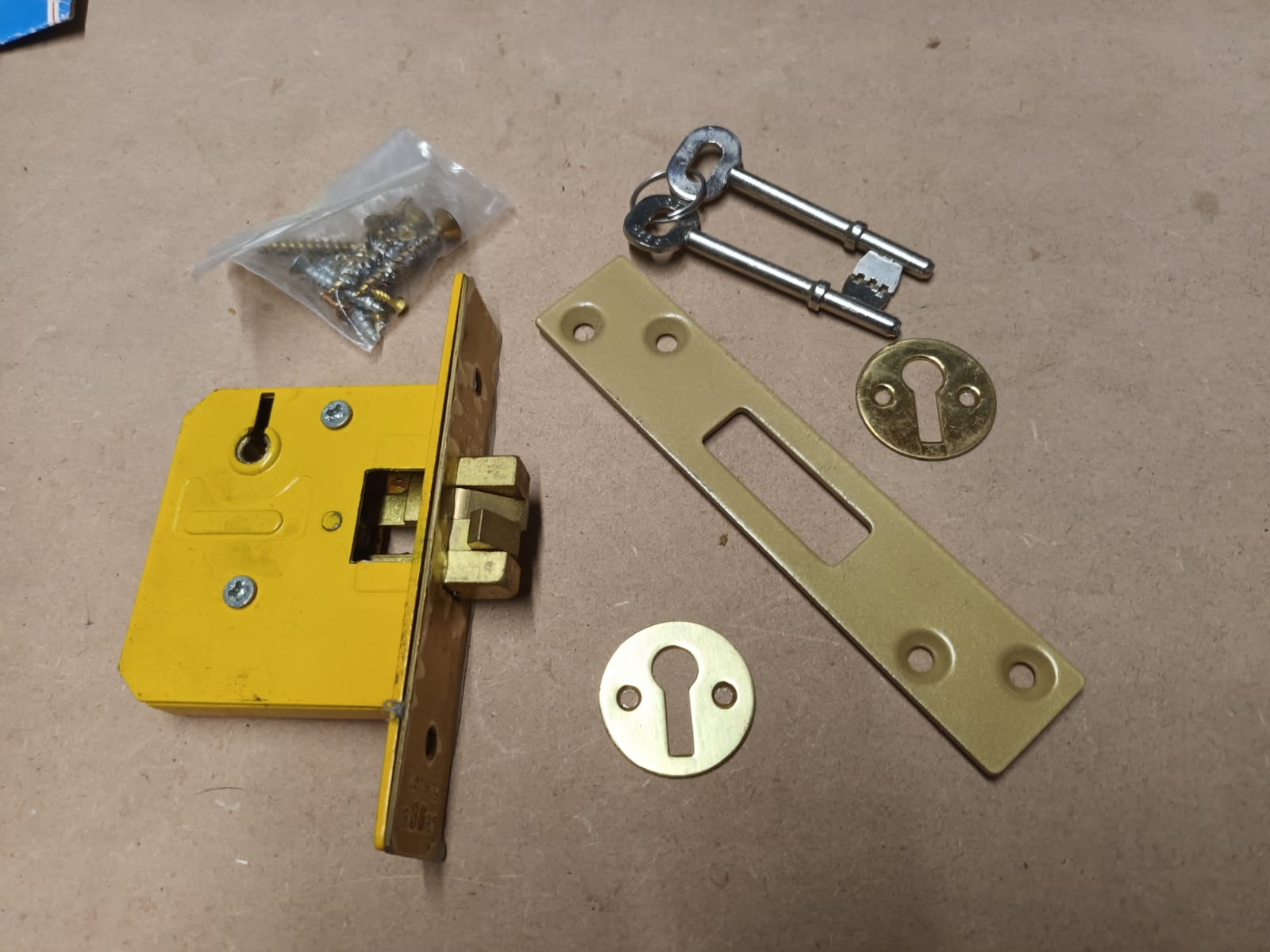 Legge Brass 5 Lever Sliding Clawbolt Mortice Dead Lock 76mm