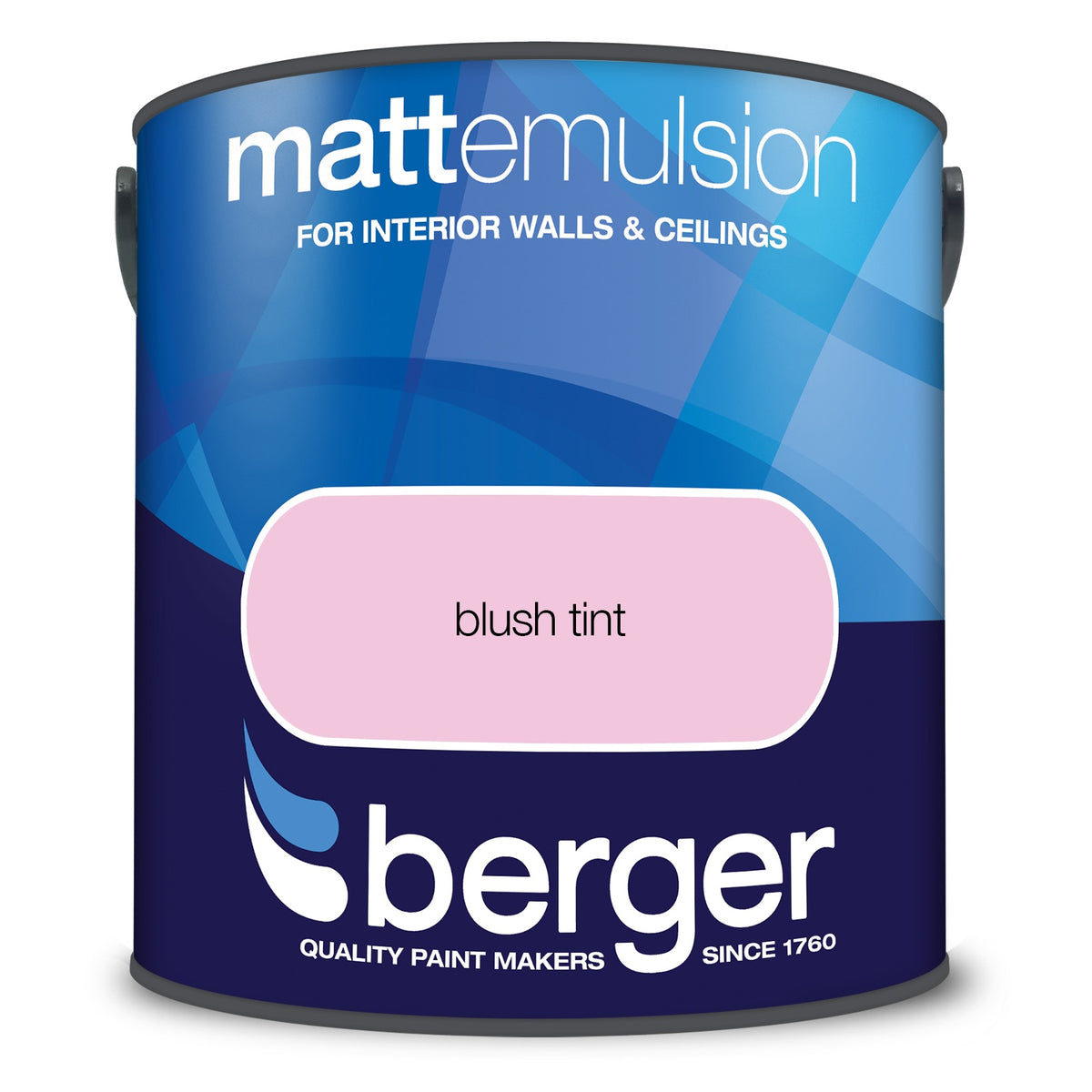 Berger Coloured Matt Emulsion Blush Tint 2.5L (2 Tubs For £30)