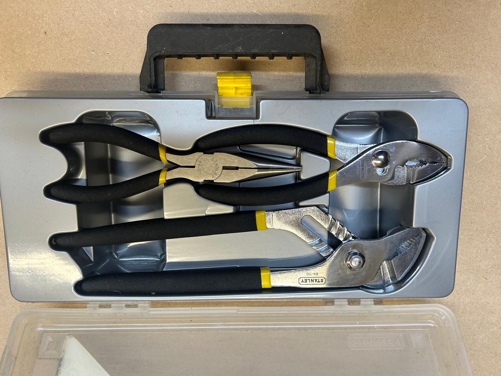 Stanley 3 Piece Plier Set In Case 9-98-936