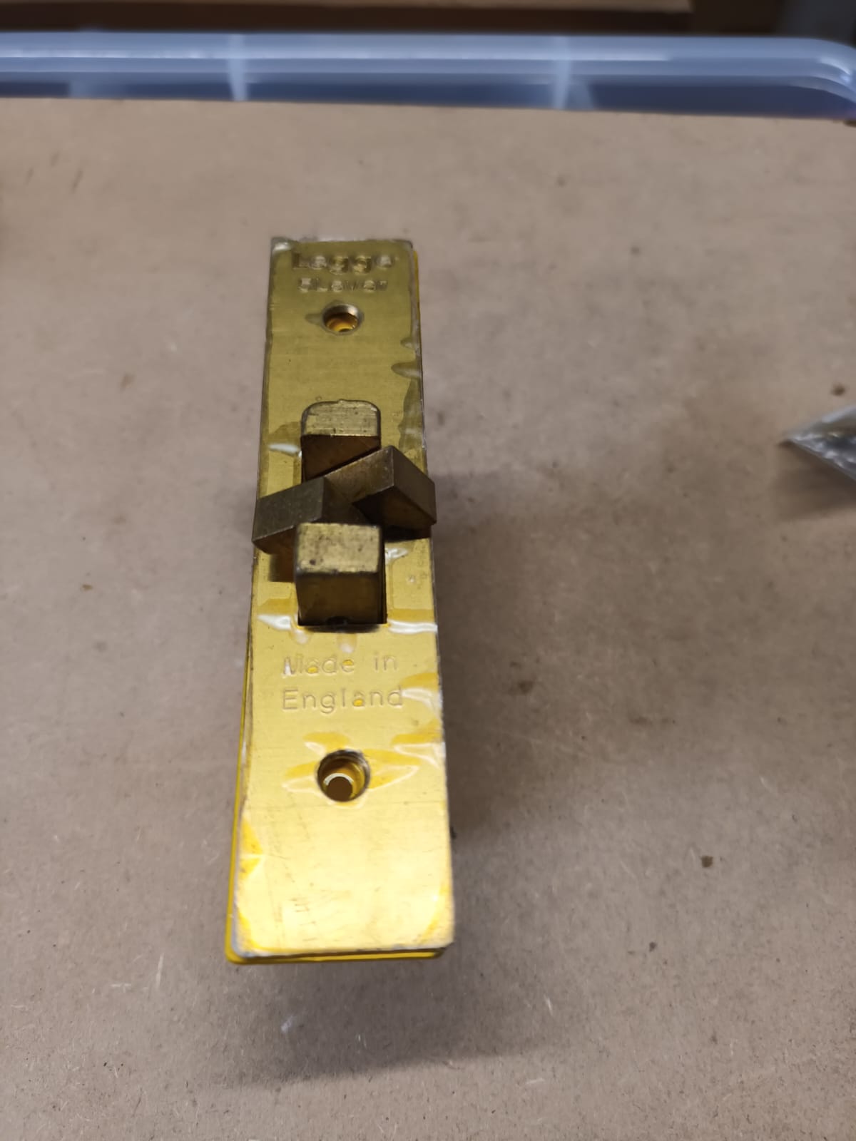 Legge Brass 5 Lever Sliding Clawbolt Mortice Dead Lock 76mm