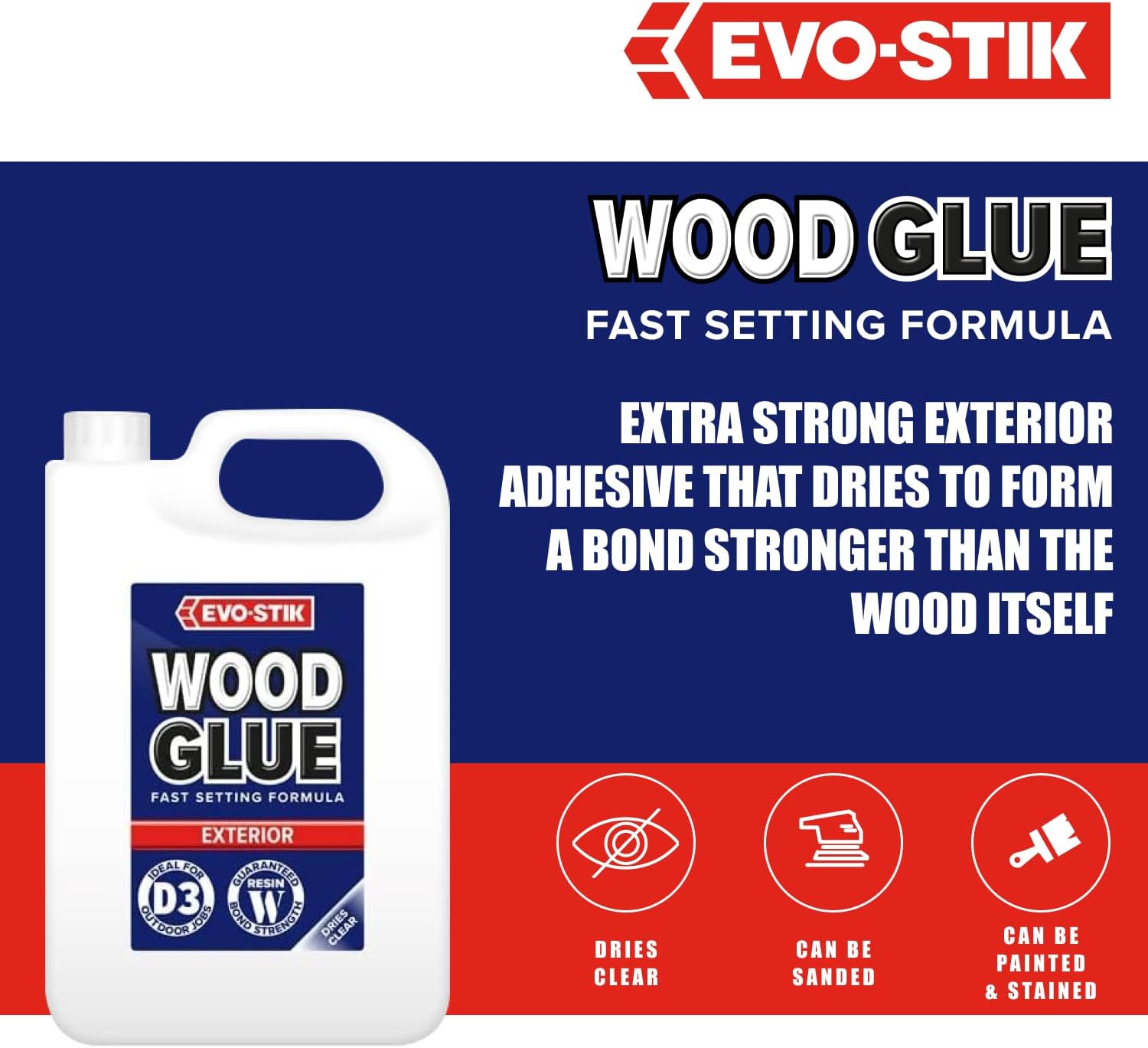 Evo-Stik Wood Glue Exterior 5 litre