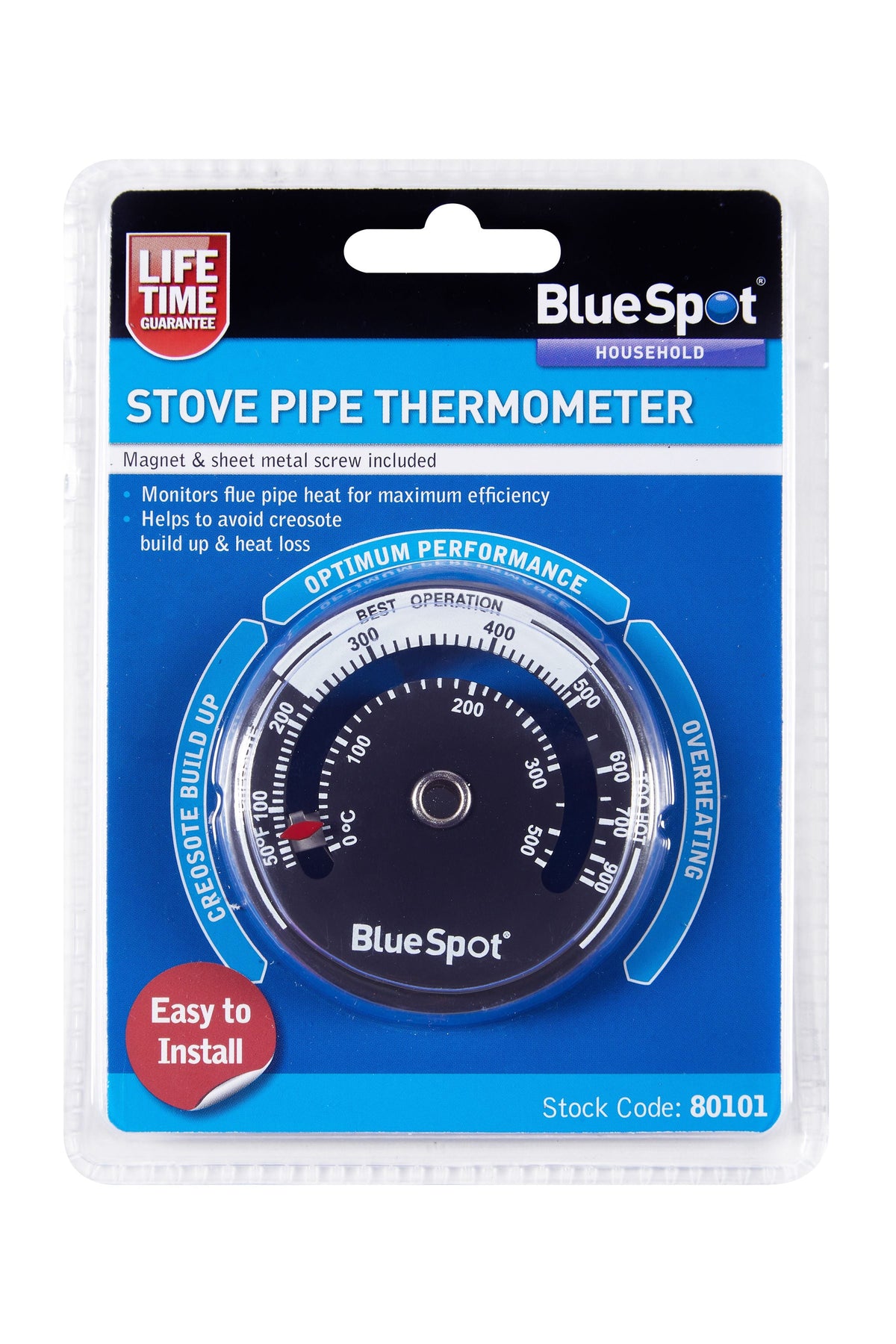 Bluespot Stove Pipe Thermometer (80101)