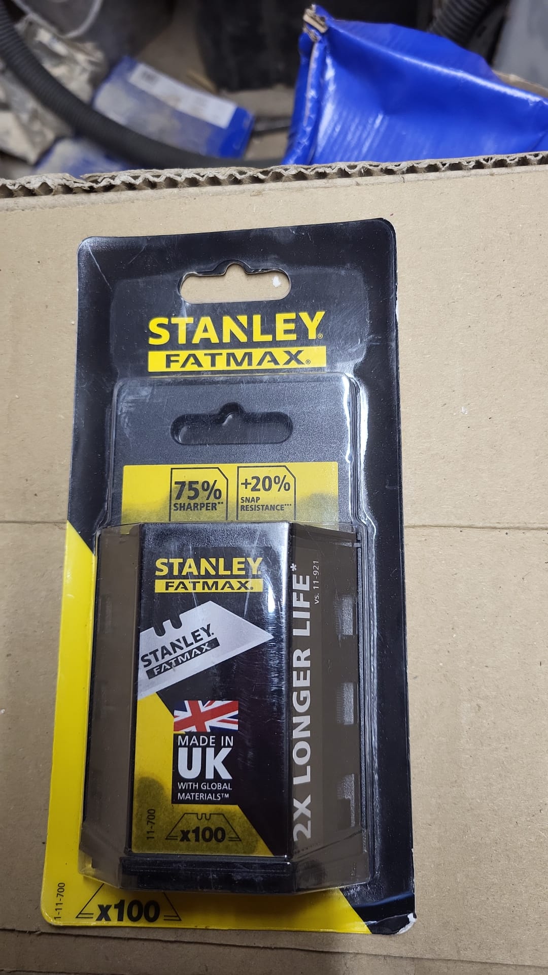 Stanley Fatmax Trapeze Knife Blades Pack of 100 (LOCAL PICKUP/DELIVERY ONLY)