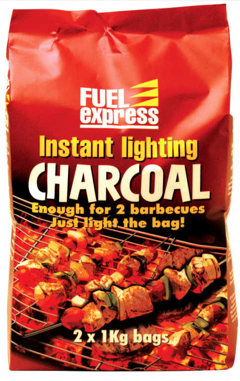 Instant-Light Lumpwood Charcoal 2 x 1kg bags