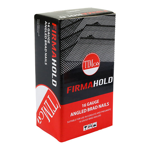 FirmaHold Collated Brad Nails - 16 Gauge x 32mm - Angled - Galvanised