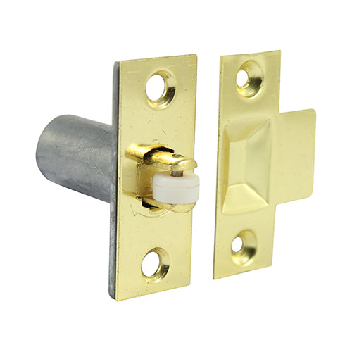 Adjustable Roller Catch Electro Brass