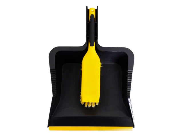 Bulldozer Heavy Duty Dustpan and Brush Set
