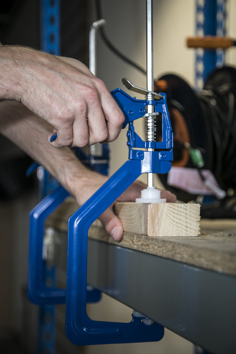 Bluespot One Handed Ratchet Clamp 100mm (4in) (10019)