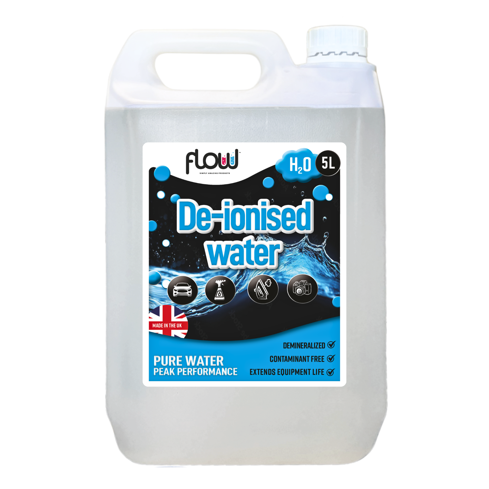 Flow Deionised Water 5L (DEION5L)