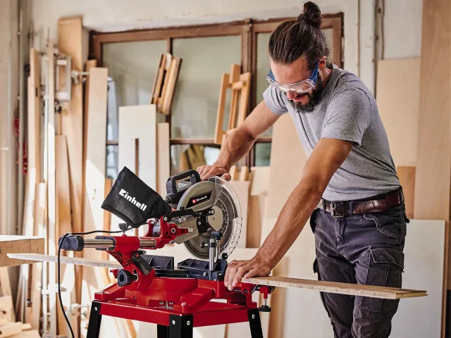 Einhell Sliding Mitre Saw With Stand 254mm 1900W 240V