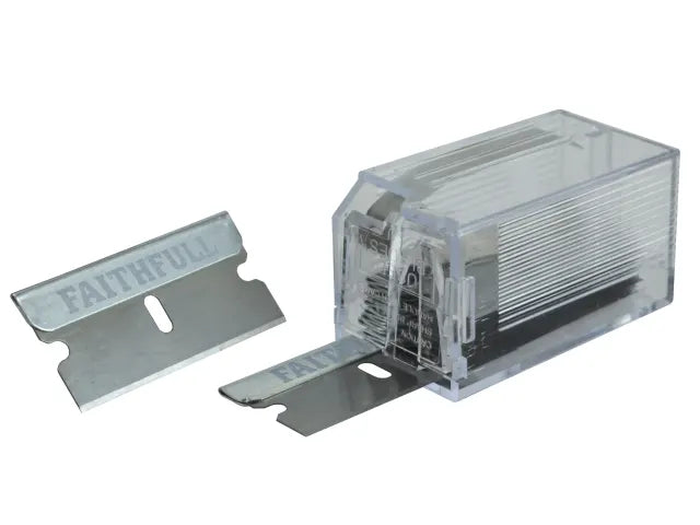 Faithfull Razor Blades 38mm (1 1/2in) Blade Pack 10 (FAISCRARAZBL) (LOCAL PICKUP/DELIVERY ONLY)